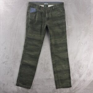 Staple Renown Pigeon‎ Pants Mens Size 32 Green Pattern Casual Streetwear